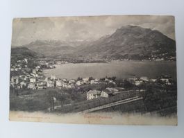 Postkarte Lugano Paradiso 1902 mit Stempel R36