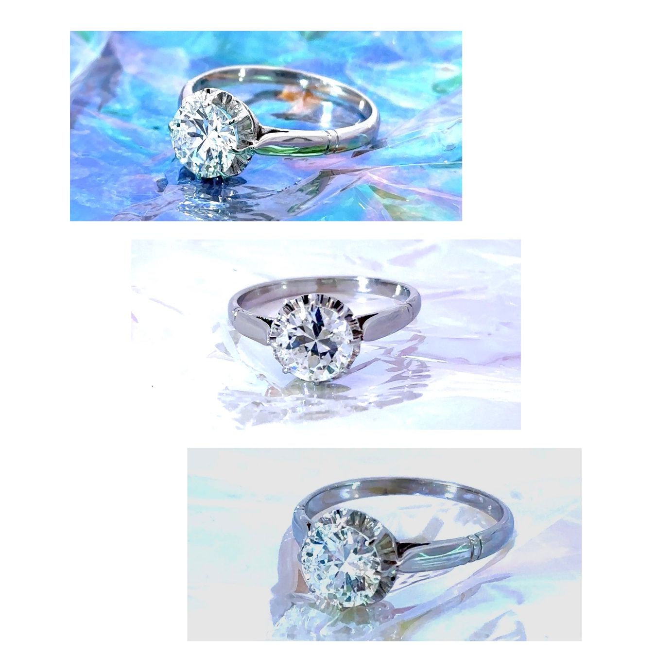 Anelli: Antik Art Deco 1.55ct. G/Si3  Diamant Ring – Usato da Embrach venduto da estzeh1 4