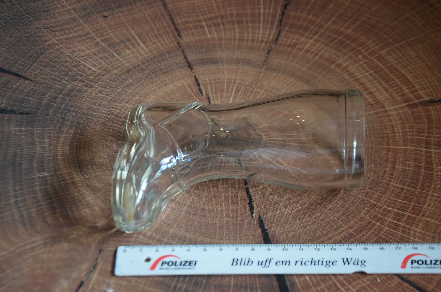 Vasen & Gefässe: VASE GLAS STIEFEL – Gebraucht aus Chiasso von Dolly015 1