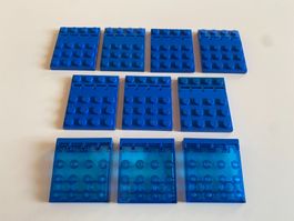 LEGO - BLAUE - SCHARNIER - PLÄTTLI