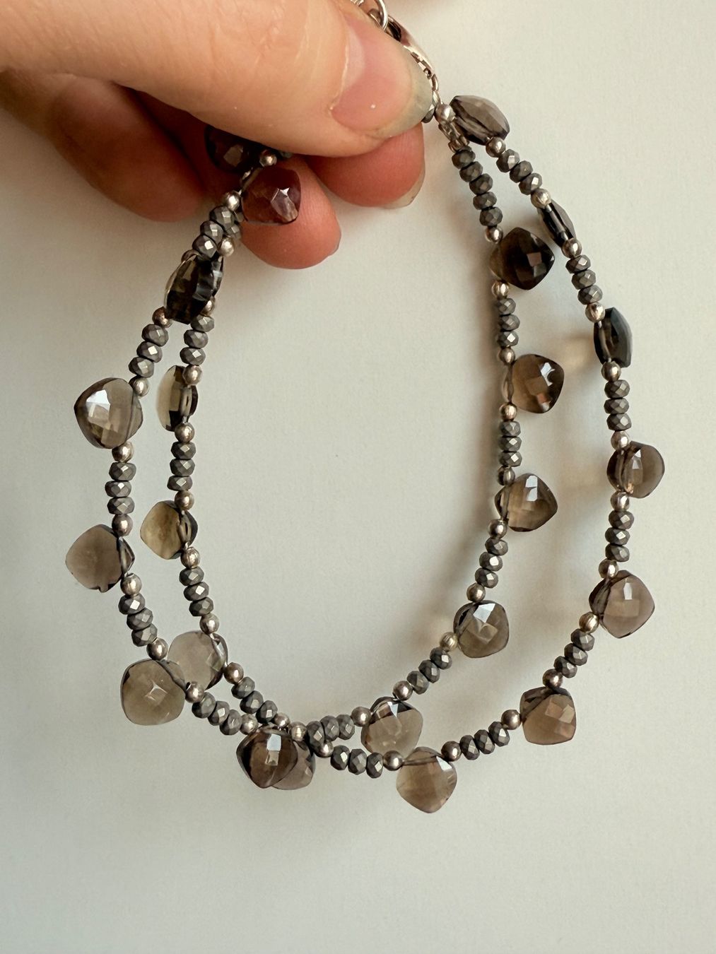 Catenine: Pyrit, Rauchquarz Collier Unikat – Nuovo (secondo la descrizione) da Basel venduto da Chili007 8