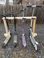Scooter Ständer/Kickboard neu für 4 Kickboards vom Schreiner