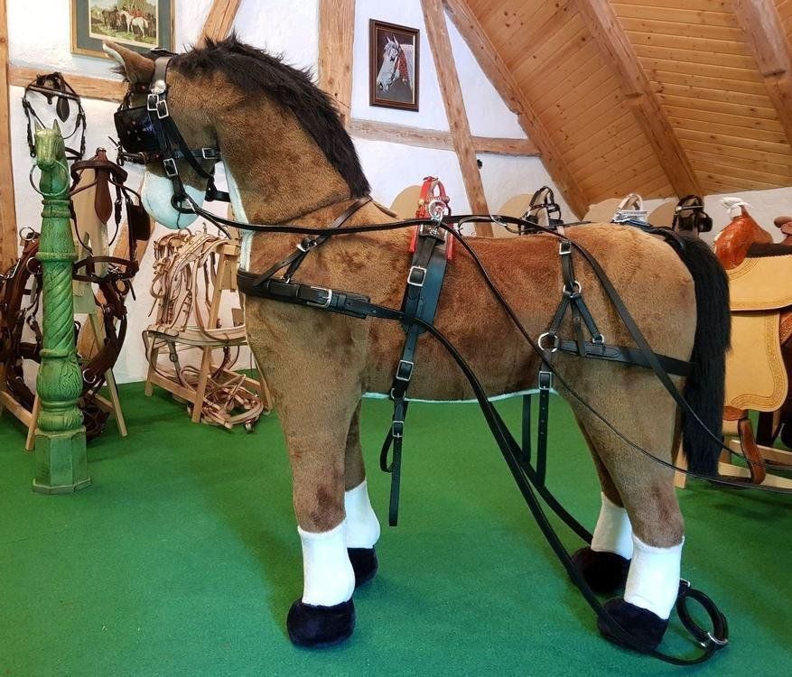 Briglie & Cavezze: Mini Shetty Geschirr Einspänner Minishetty nach Mass! – Nuovo e nell'imballaggio originale da Hinterforst venduto da Elfrasty 1