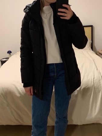 Schwarze hochwertige Winterjacke von Khujo Gr. S (eher XS)