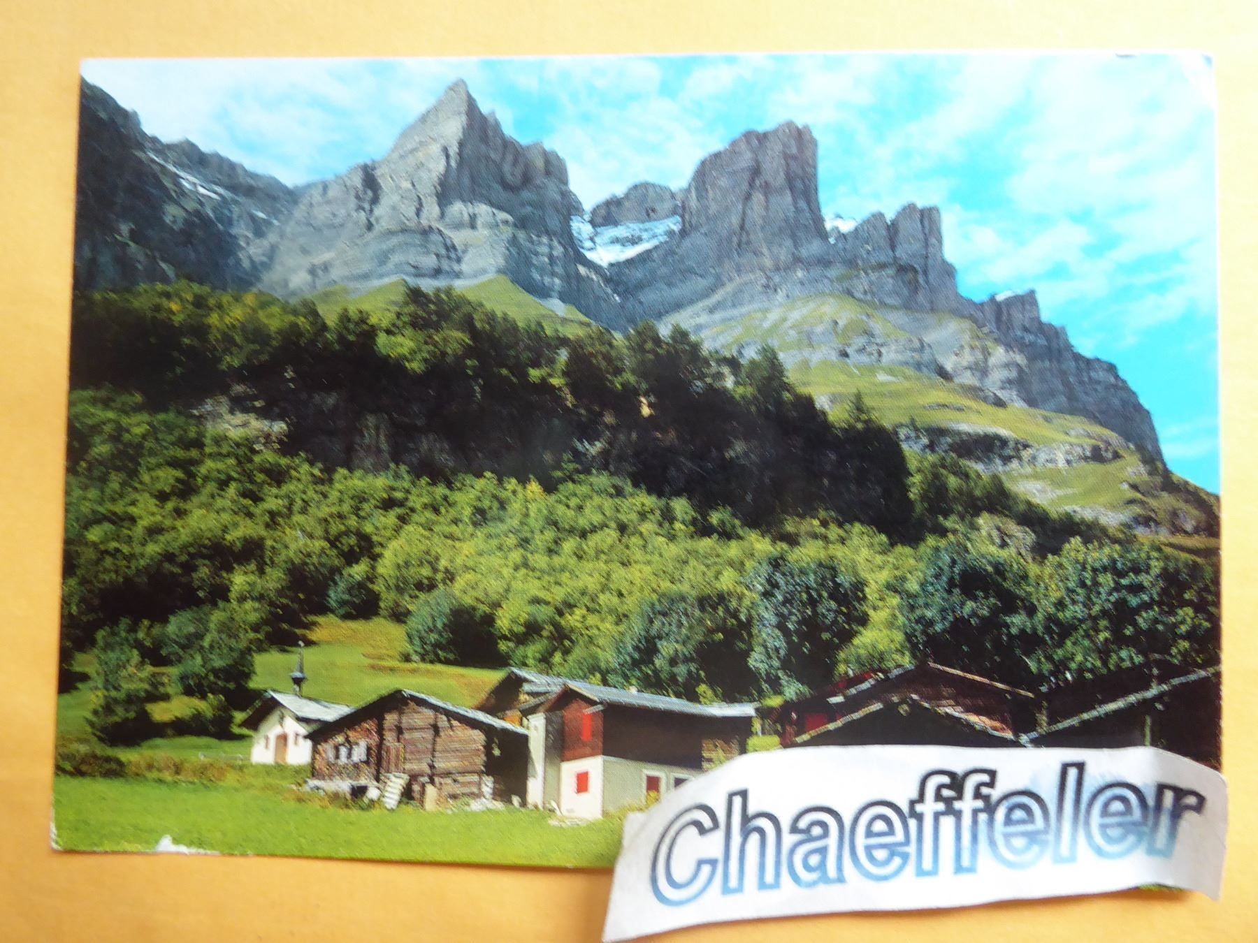 Ansichtskarten: 1983  50929 Leukerbad, Birchen mit Leeshörner – Gebraucht aus Zürich von Chaeffeler
