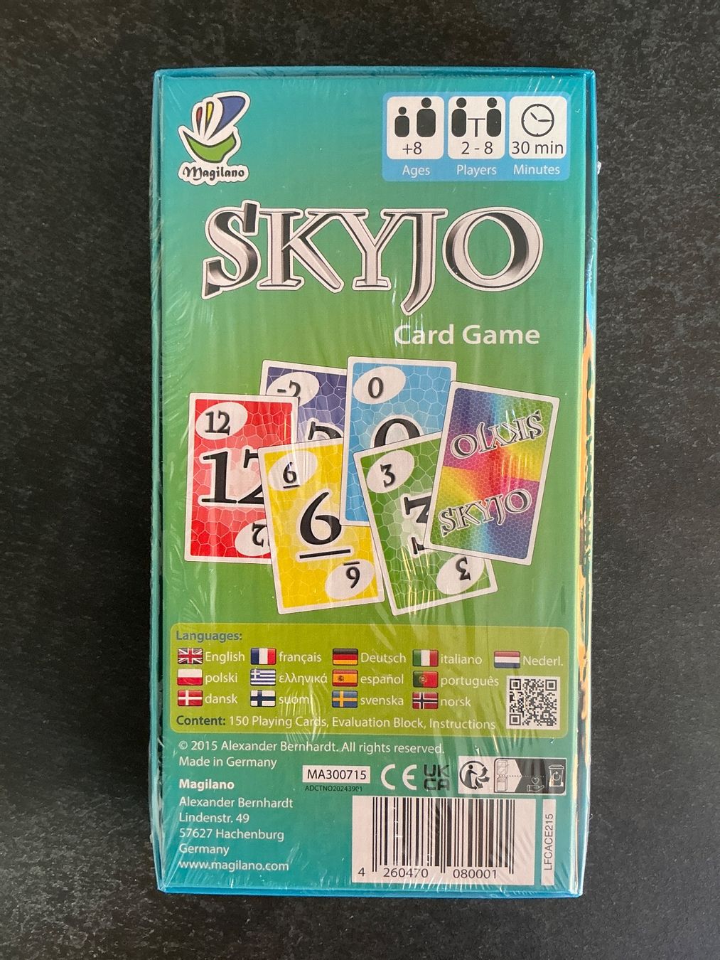 Alexander Giochi: SKYJO Card Game (Alexander Bernhardt), ORIGINALVERPACKT – Nuovo e nell'imballaggio originale da Wettswil am Albis venduto da Autodelta 1