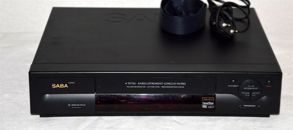 Magnétoscope VHS SABA - Occasion, Fonctionnel, Lecture Cassettes, Vintage