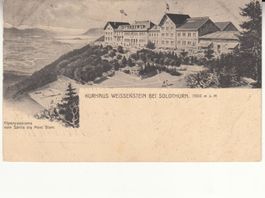 Weissenstein 1915 mit Stabstempel Weissenstein