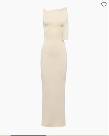 KHY Sueded Stretch Knotted Maxi Dress Farbe Stone Gr. S