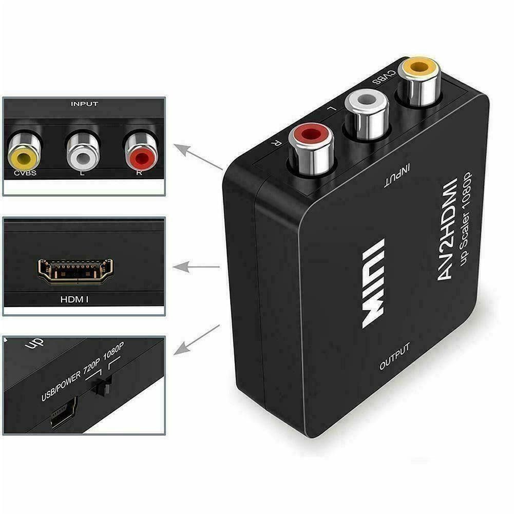 Convertitori: Analog AV auf Digital HDMI Konverter – Nuovo e nell'imballaggio originale da Arisdorf venduto da comestibles 2