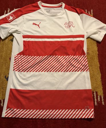 🔴⚪️ Maillot Equipe Suisse Rétro Training : Taille M 🇨🇭