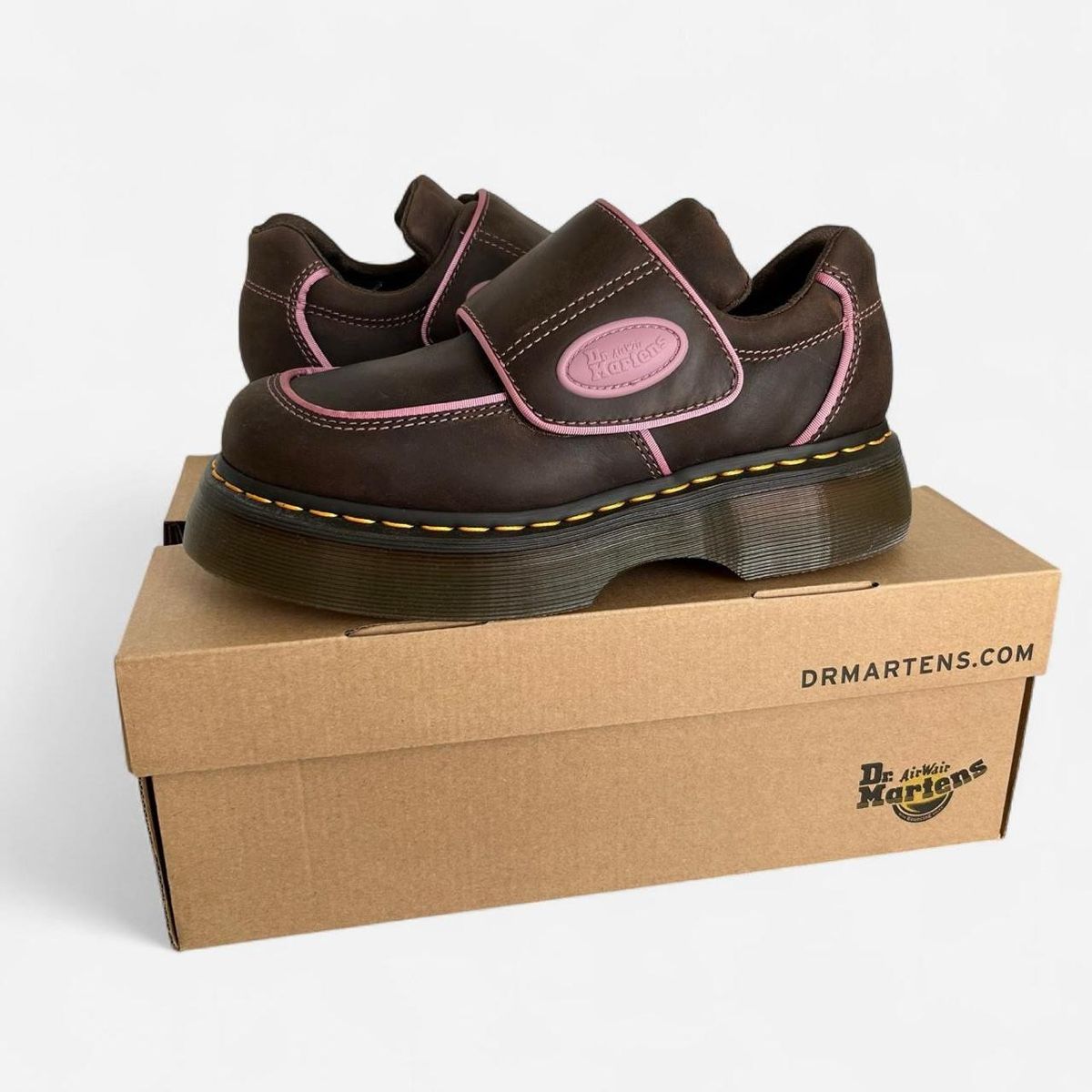 Dr. Martens Damenschuhe: Dr. Martens brown platform loafers – Neu und originalverpackt aus Sion von mol_9tmp