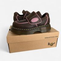Dr. Martens brown platform loafers