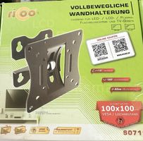 TV Wandhalterung voll beweglich, Vesa Standard max. 100x100