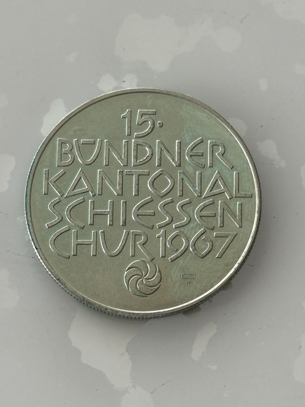 Medaglie: Schweizer Silbermedaille  Chur 1967 – Usato da Wallisellen venduto da SWISS_SILVER1
