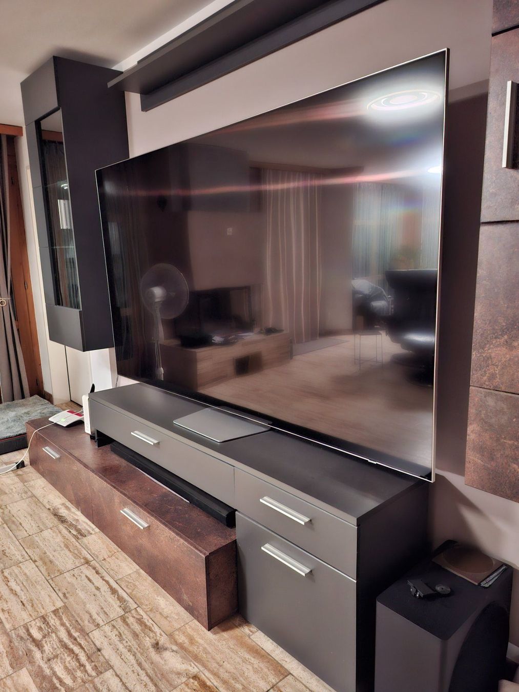 TV Möbel: Wohnwand, TV Möbel, Vitrine – Gebraucht aus Ottoberg von Patric650920 1