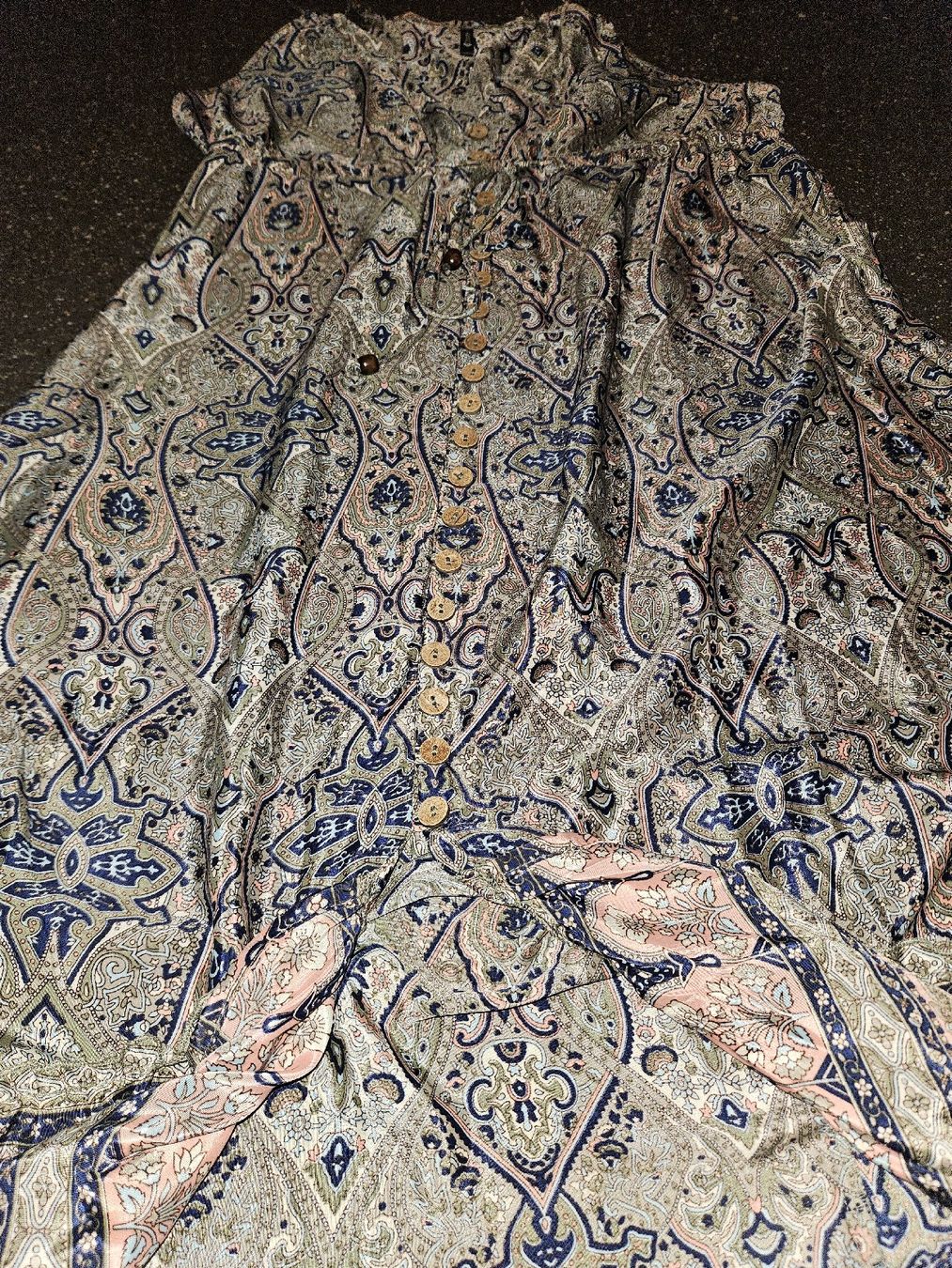 Vestiti: Luftiges Sommerkleid Gr. M Muster, Maxikleid – Nuovo (secondo la descrizione) da Anwil venduto da tamoos 4