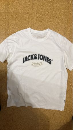 Jack&Jones Studio Co. Herren T-Shirt, Grösse L, Weiss