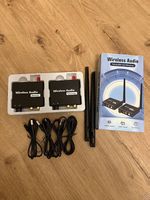 Wireless Audio Transmitter & Receiver 2,4 GHz  RCA/3,5 mm