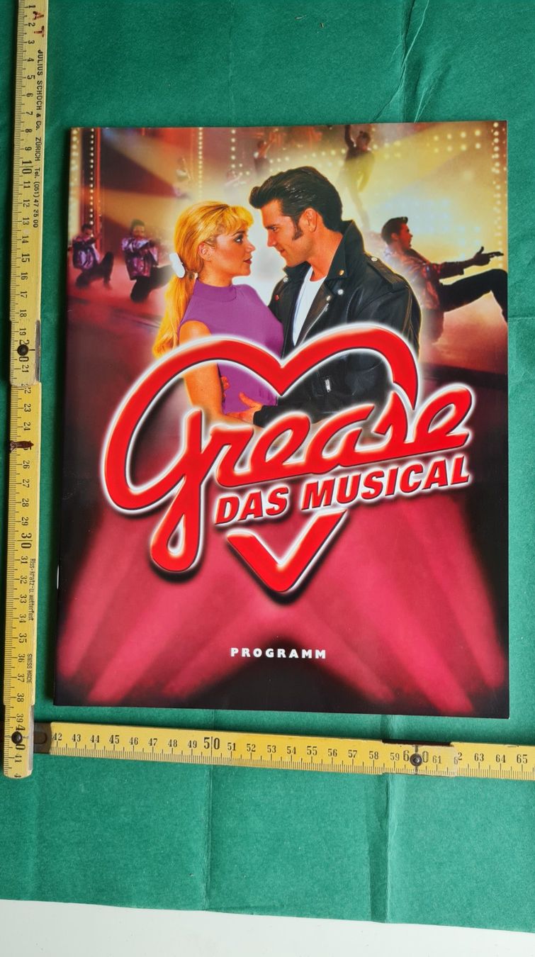 Documenti: Grease: Original Programmheft , Musical Theater Basel, 2000 – Usato da Steinhausen venduto da mesa11