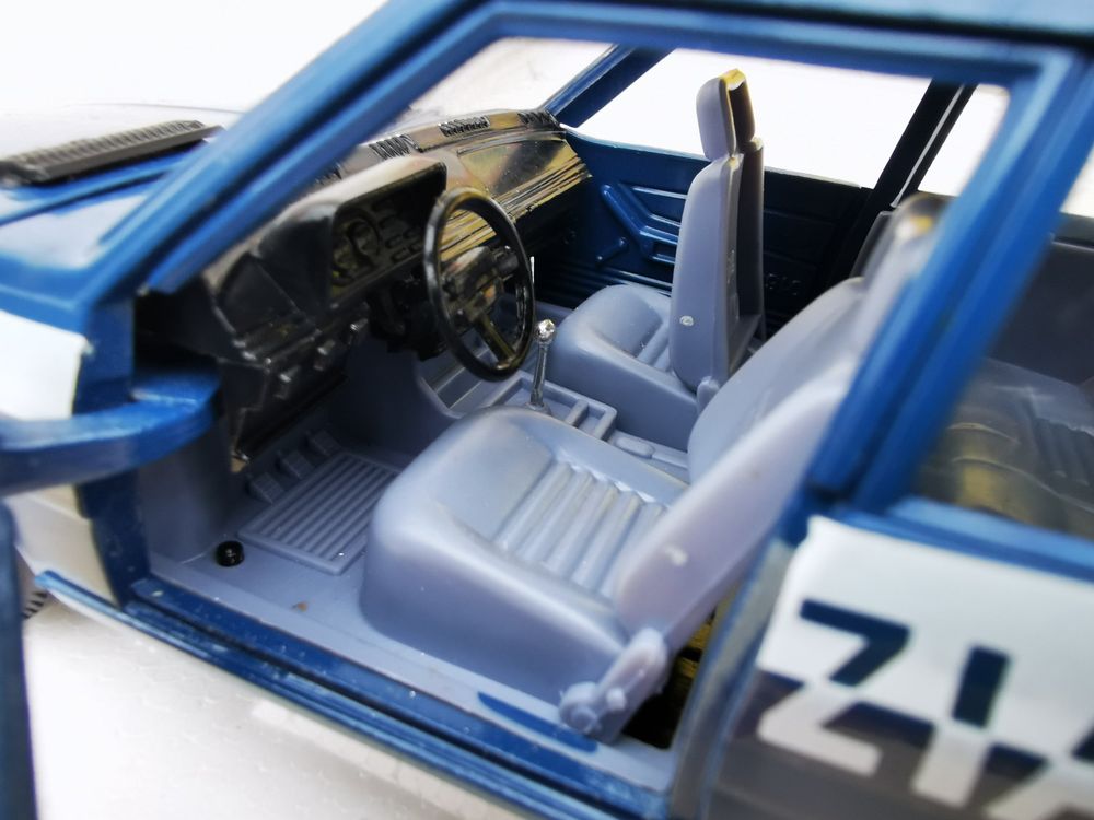 Voiture Miniature Majorette 1/55 Alfa Romeo Giulietta Police - Vintage - État Occasion