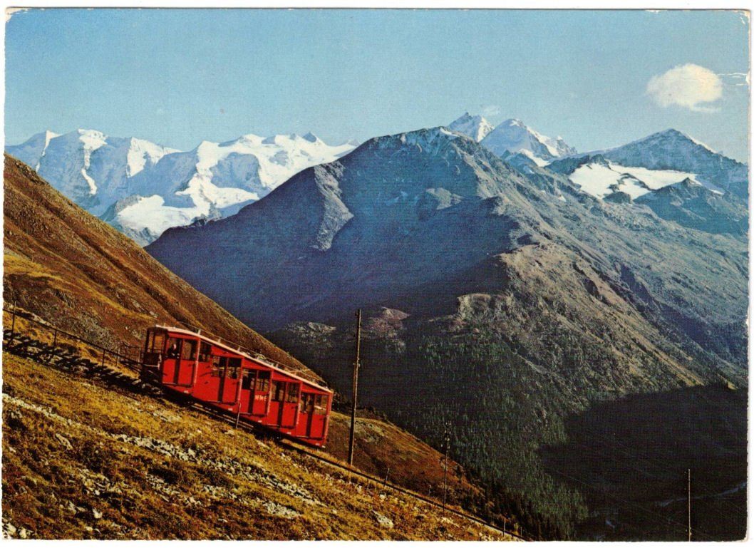 Cartes postales: St. Moritz - Standseilbahn Muottas Muragl – D'occasion à Binningen par Mountainrider