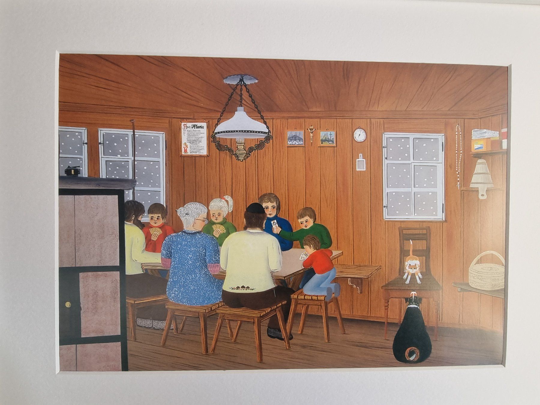 Poster & Bilder: BARBARA BILD HINTER PASSEPARTOUT MONTIERT MIT RAHMEN – Gebraucht aus Gersau von grafik-kunst 2