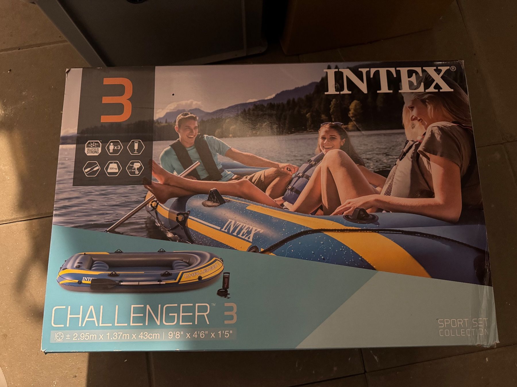 Barche: Intex Challenger 3 Gummiboot ORIGINAL VERPACKT! – Nuovo e nell'imballaggio originale da Schüpbach venduto da digase