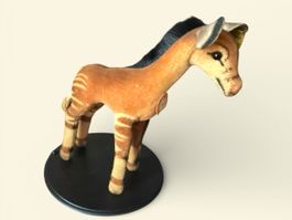 Vintage Steiff Plüschtier – Okapi