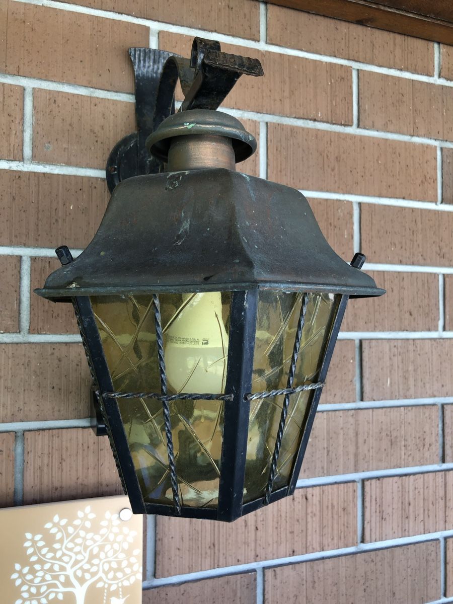 Lampade: 3 Aussenlampen Antik – Usato da Goldingen venduto da Banago61