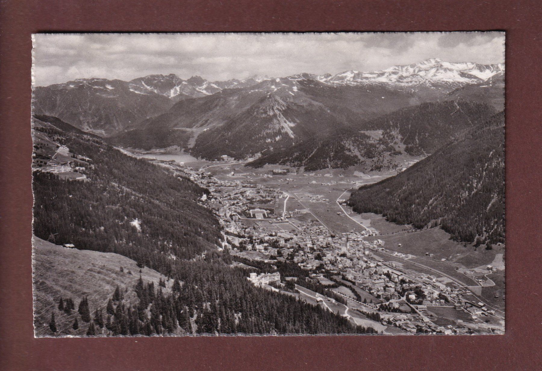 Cartoline postali: DAVOS - 1947 – Usato da Pully venduto da nicecards