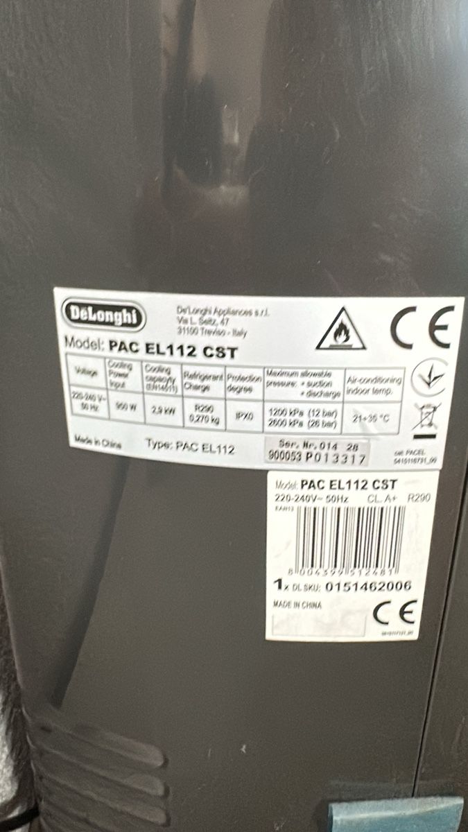 Condizionatori: Delonghi De'Longhi PAC EL112 CST Klima  – Usato da Hausen am Albis venduto da ysgem 2