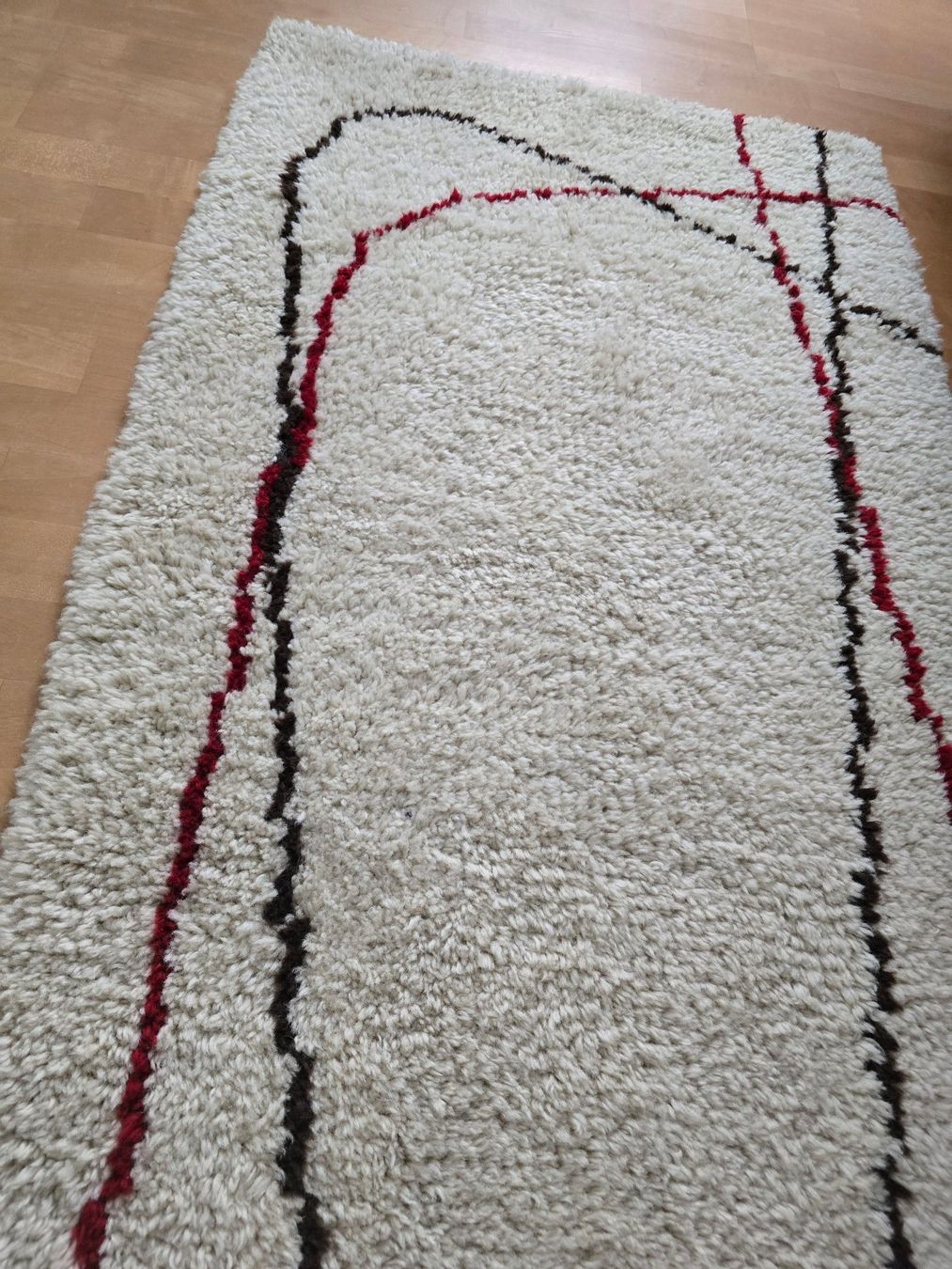 Teppiche: Teppich: Berber-Teppich 70 x 140 cm-Prototyp – Gebraucht aus Romanshorn von Rachacha 1