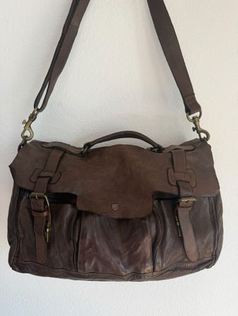 Sac homme cuir italien Minoronzoni 1953 fait main