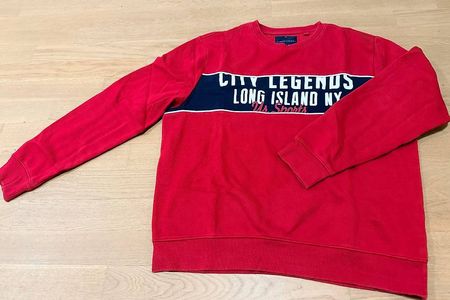 Pullover Angelo Litrico, Rot, Grösse XL, 80% Baumwolle