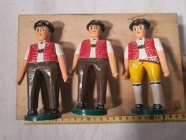 3 wunderschöne geschnitzte Sennen