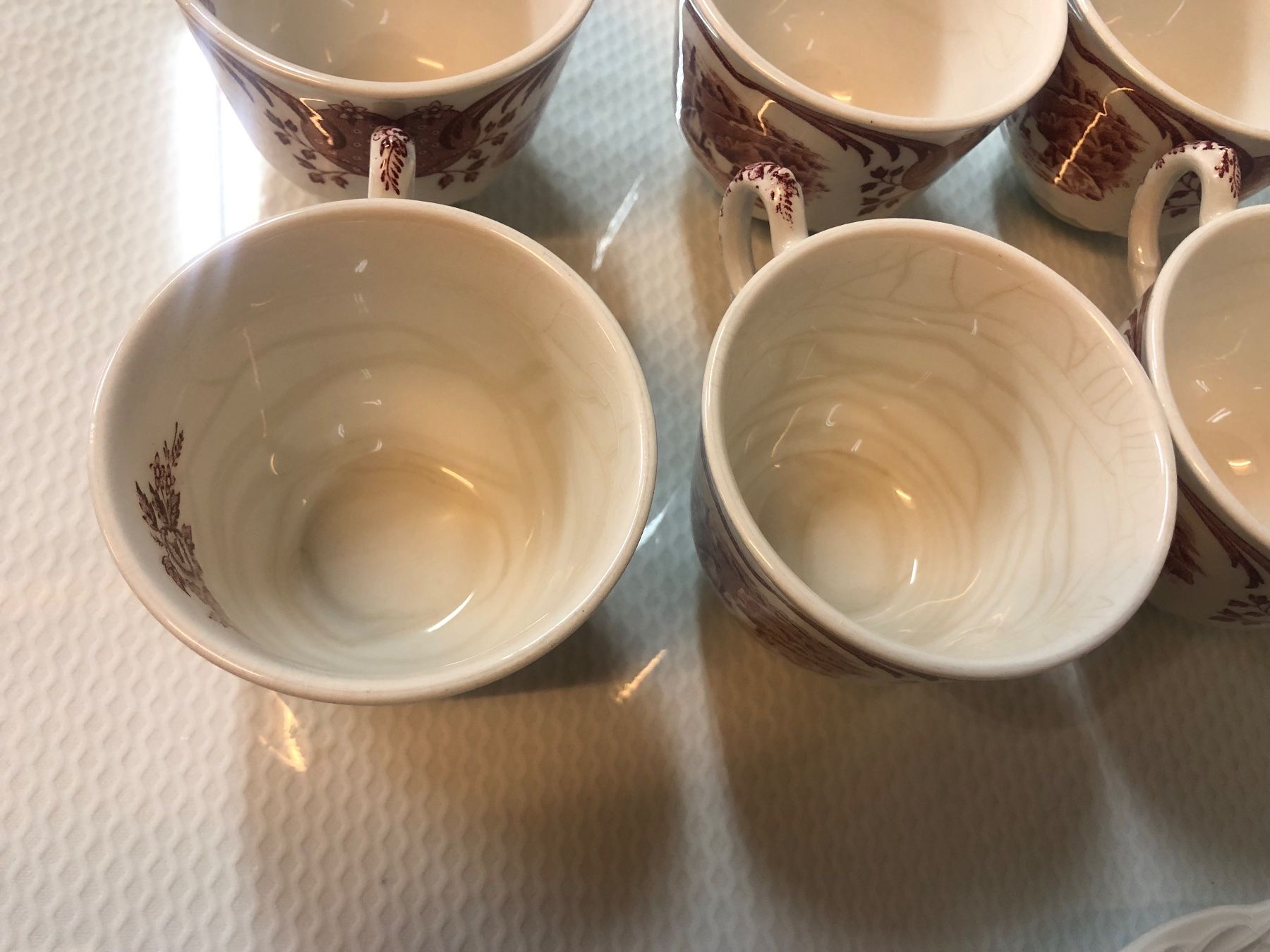 Set di piatti: Tee-/Kaffeset 41-teilig; Grindley "Scenes After Constable" – Usato da Brunnen venduto da Allerwaren 9