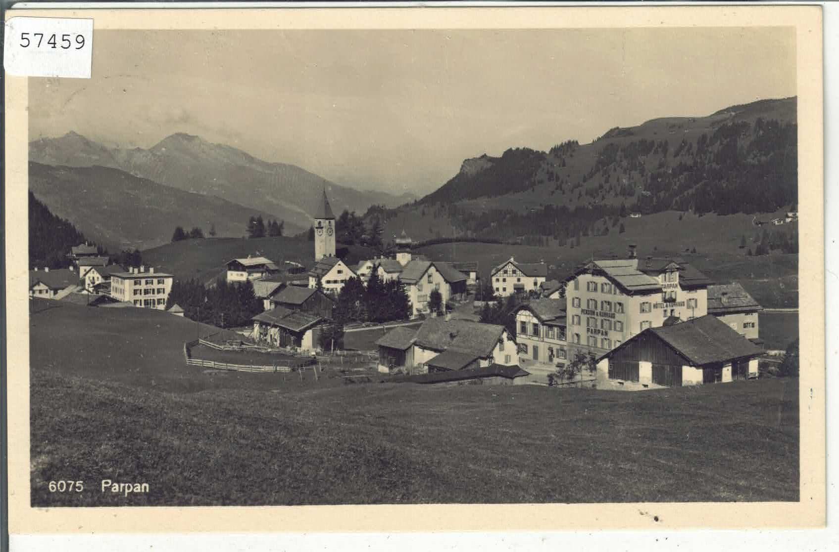 Cartes postales: Parpan - Generalansicht mit Kurhaus – D'occasion à Ettingen par Kartenplanet