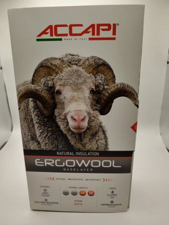 Accapi - Ergowool Long Shirt - Iron/Black XS-S