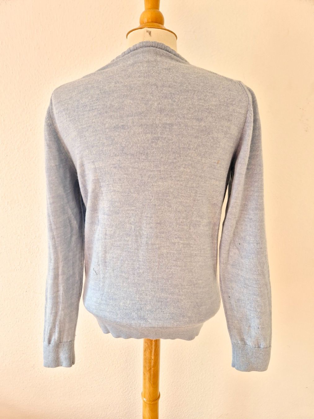 Walbusch Pullover & Sweatshirts: WALBUSCH PULLOVER PULLI 36 S HELLBLAU SCHURWOLLE BUTTERWEICH – Gebraucht aus Elsau von the-colorful-side 7