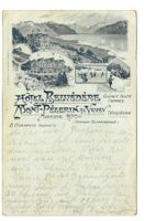 Mont-Pélerin sur Vevey (VD) Hôtel Belvédère - Lac Léman 1915