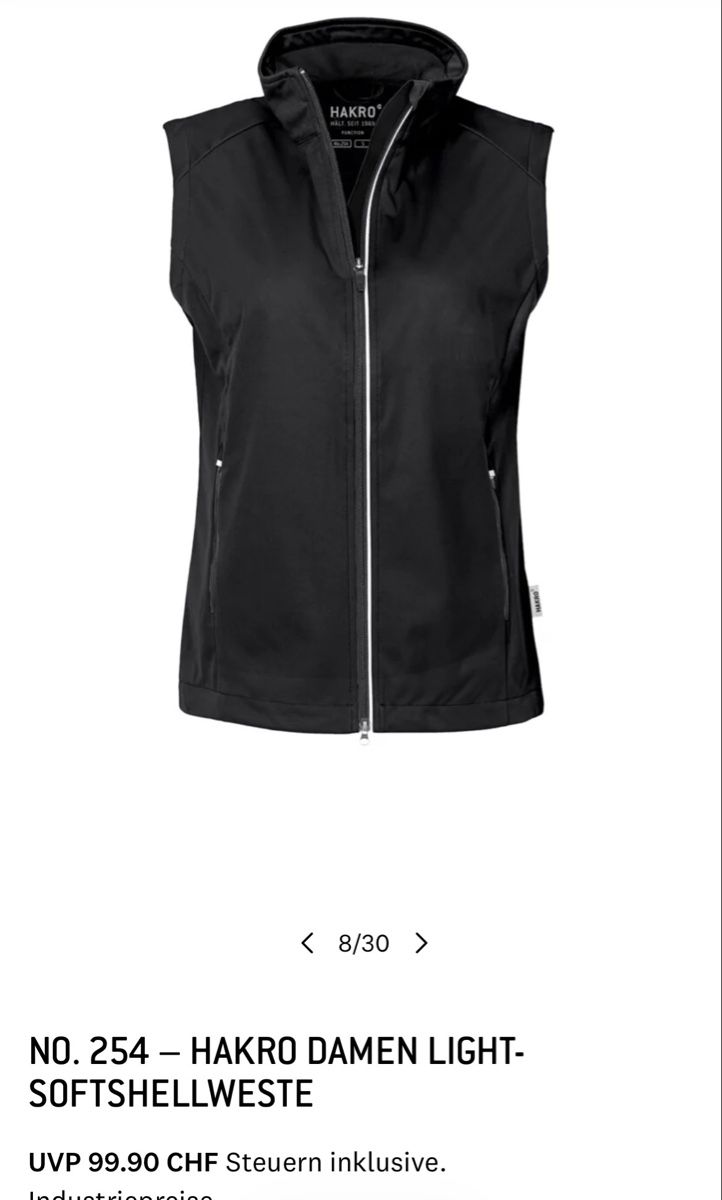 Gilets & Westen: Hakro Damen Softshellweste, Schwarz, Gr. S – neu – Neu und originalverpackt aus Altdorf UR von Lilelo82 1