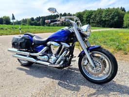 Yamaha XV1600 Blue Tribal Custom