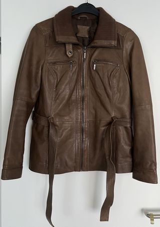 Damen Lederjacke Cosy Chic braun Grösse 40  