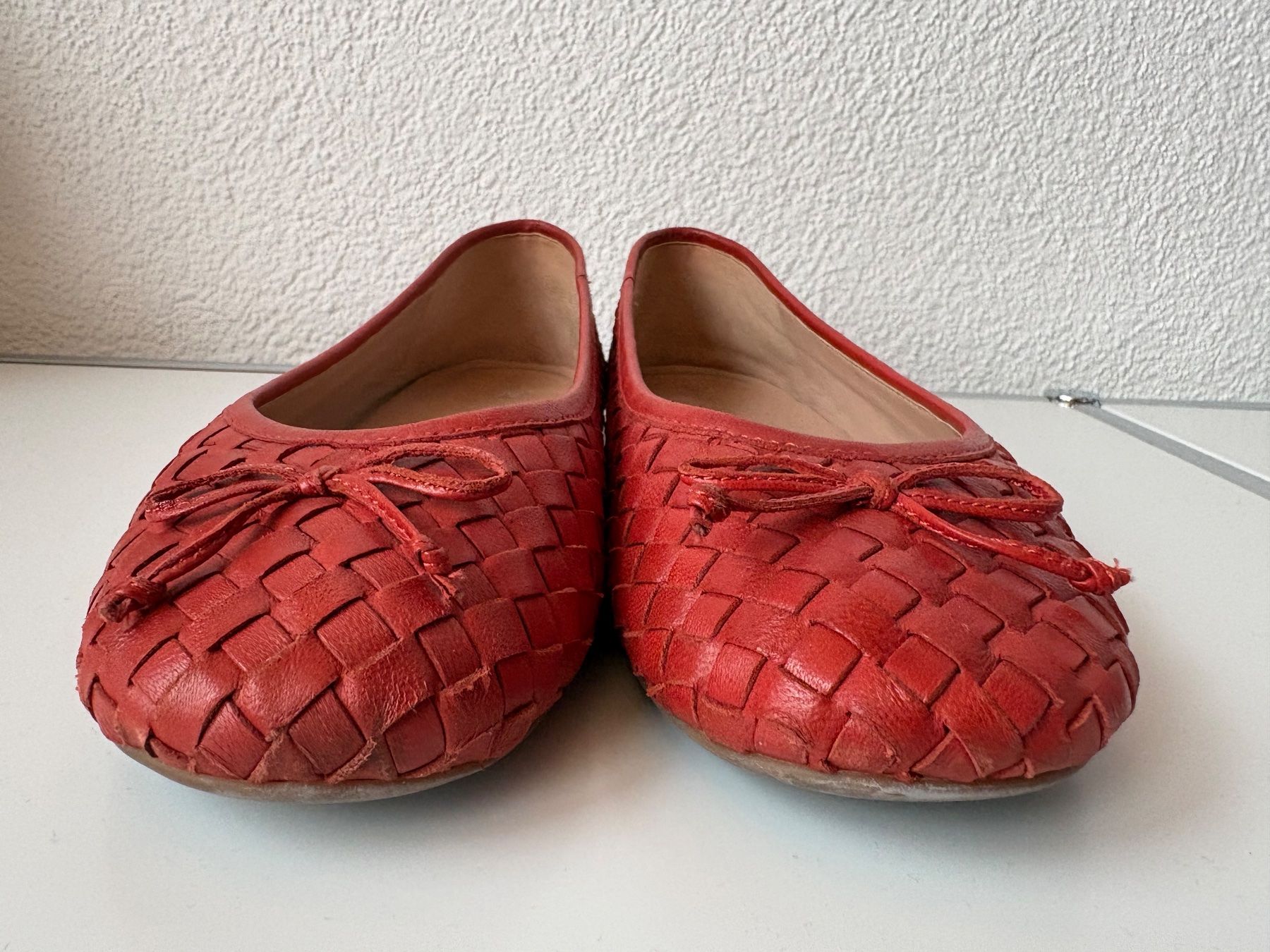 Tamaris Damenschuhe: Ballerina Tamaris orange – Gebraucht aus Hettlingen von memest 1
