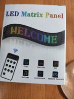 LED Display mit Text RGB Lauftext Anzeige App Fernbedienung
