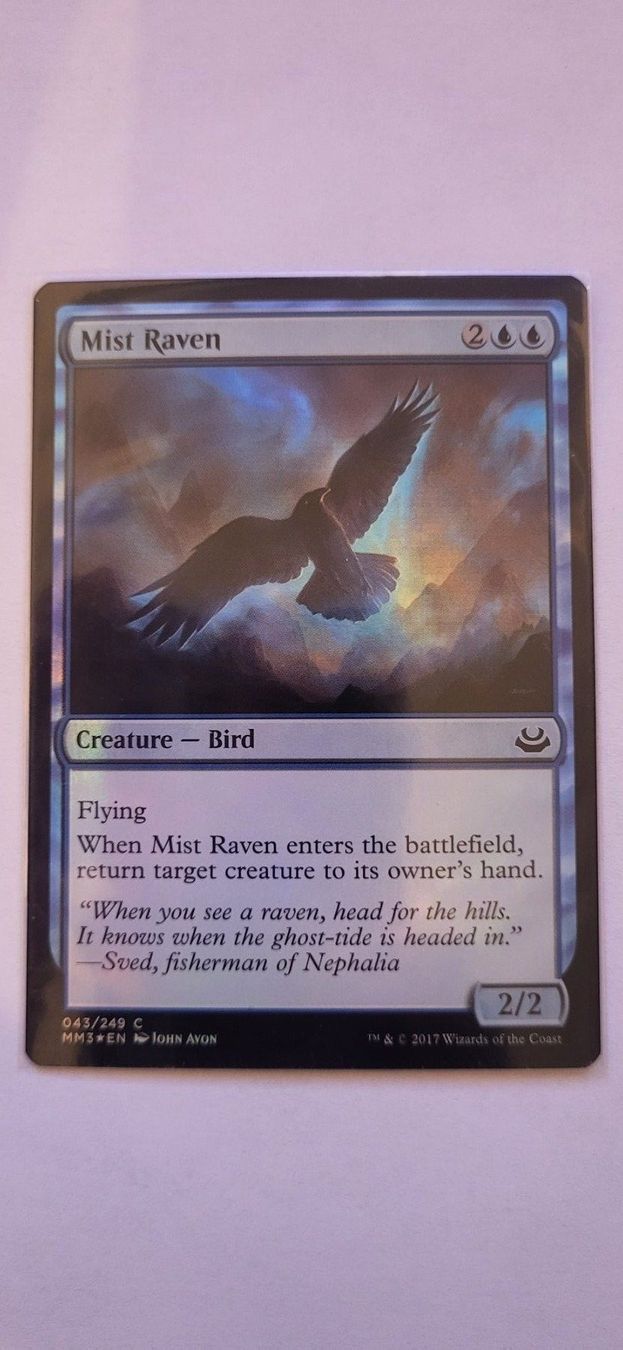Magic The Gathering Carte collezionabili: MTG - Mist Raven FOIL – Usato da Münsingen venduto da Heroism2010