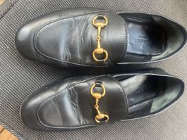 Loafer Gucci schwarz Leder Grösse 36.5