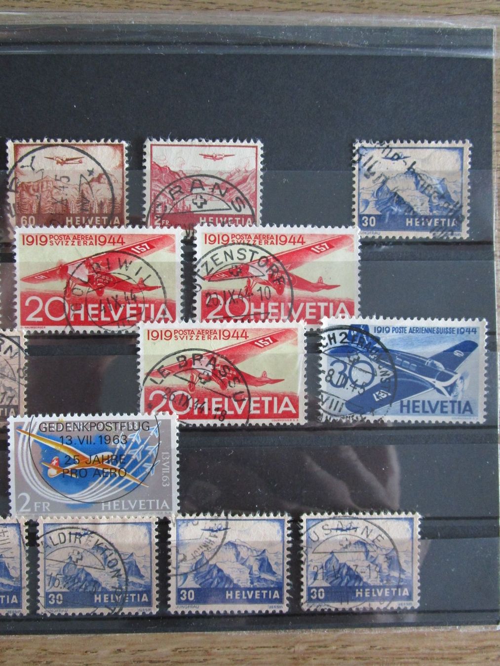 Tutti i francobolli: LOT Flugpost-Marken, saubere Stempel – Usato da Rubigen venduto da Menthe 2
