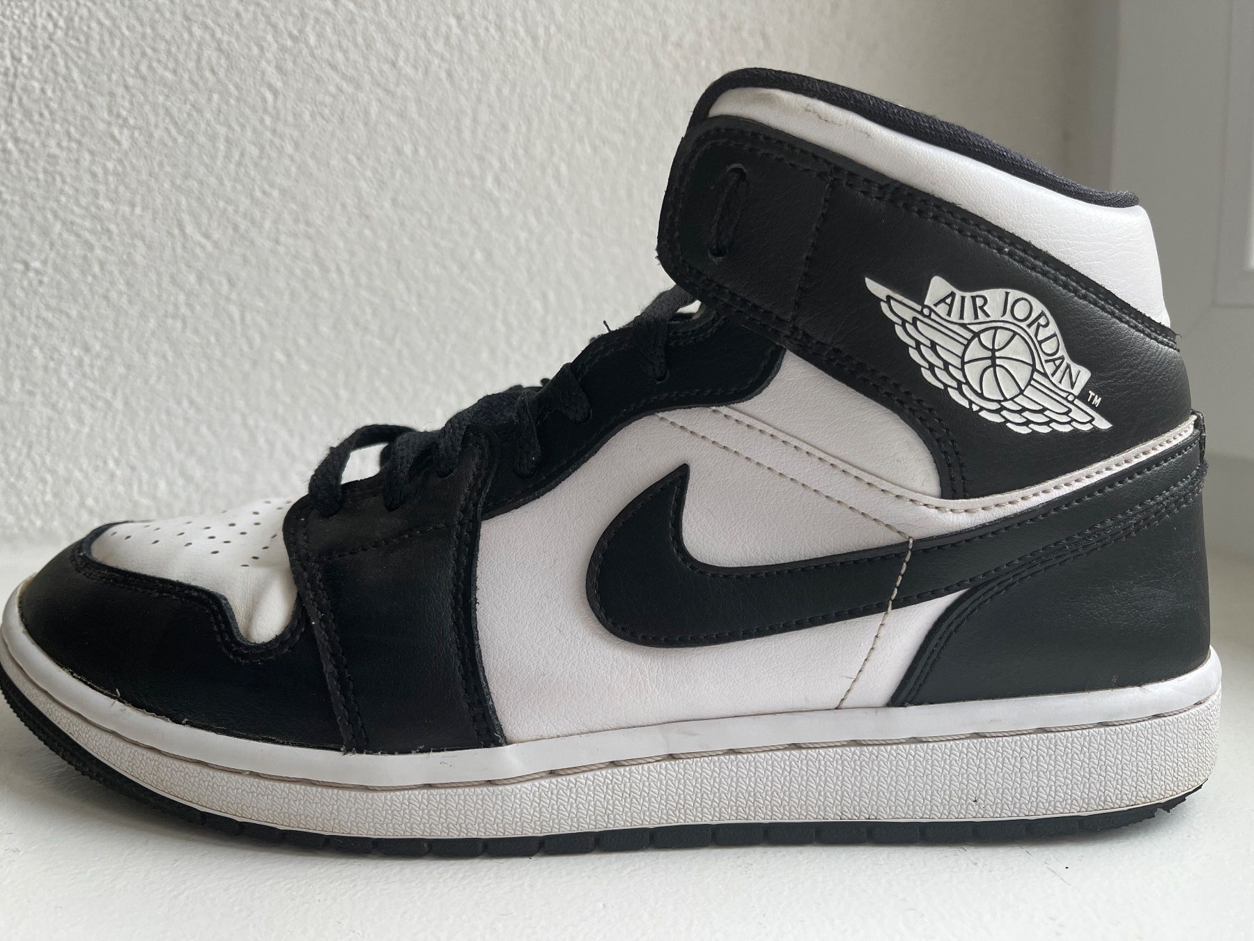 Jordan Scarpe da uomo: Air Jordan 1 Mid Panda – Usato da Court venduto da Style_ambre 1